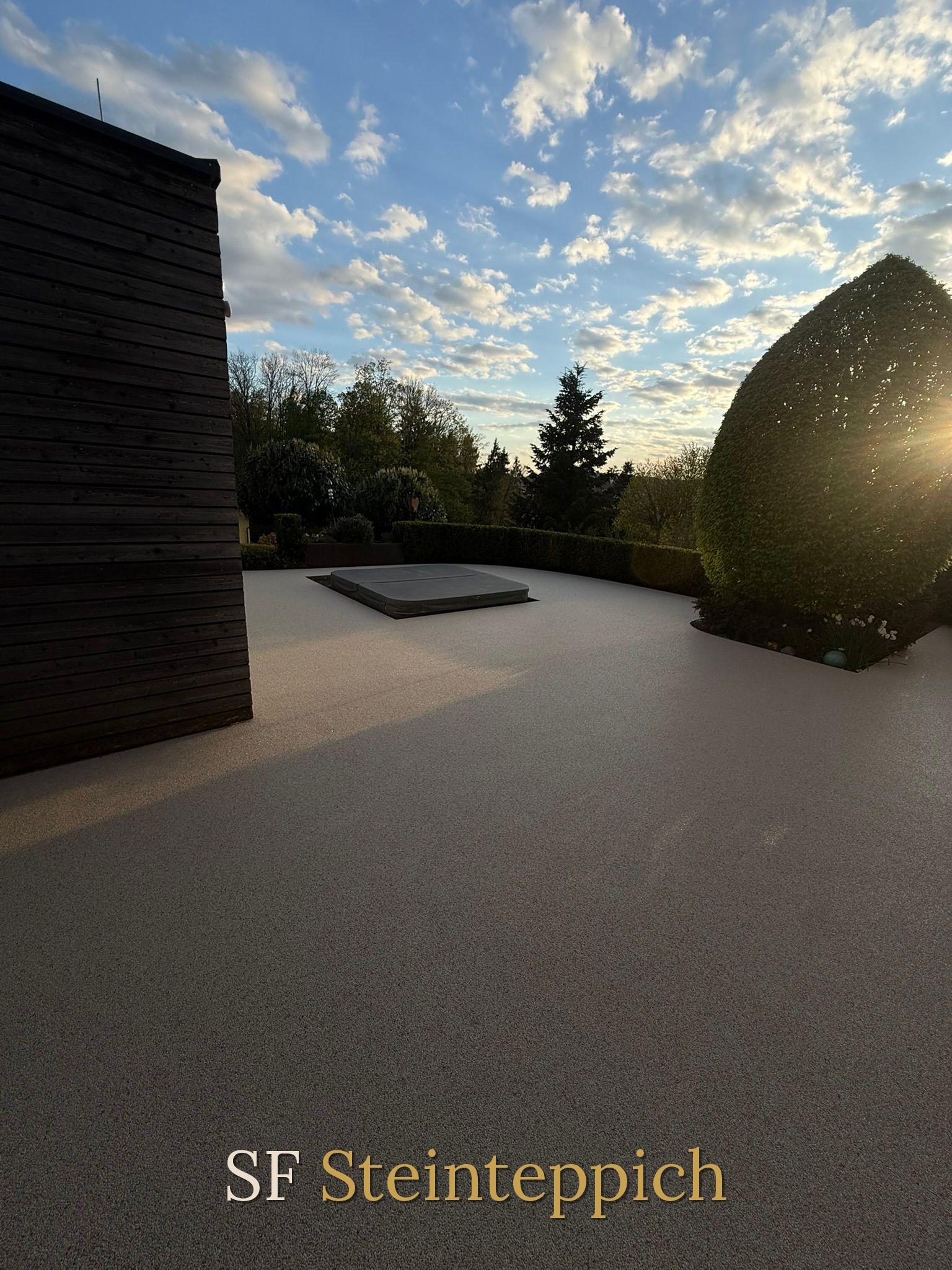 Steinteppich Terrasse – Gesamtansicht